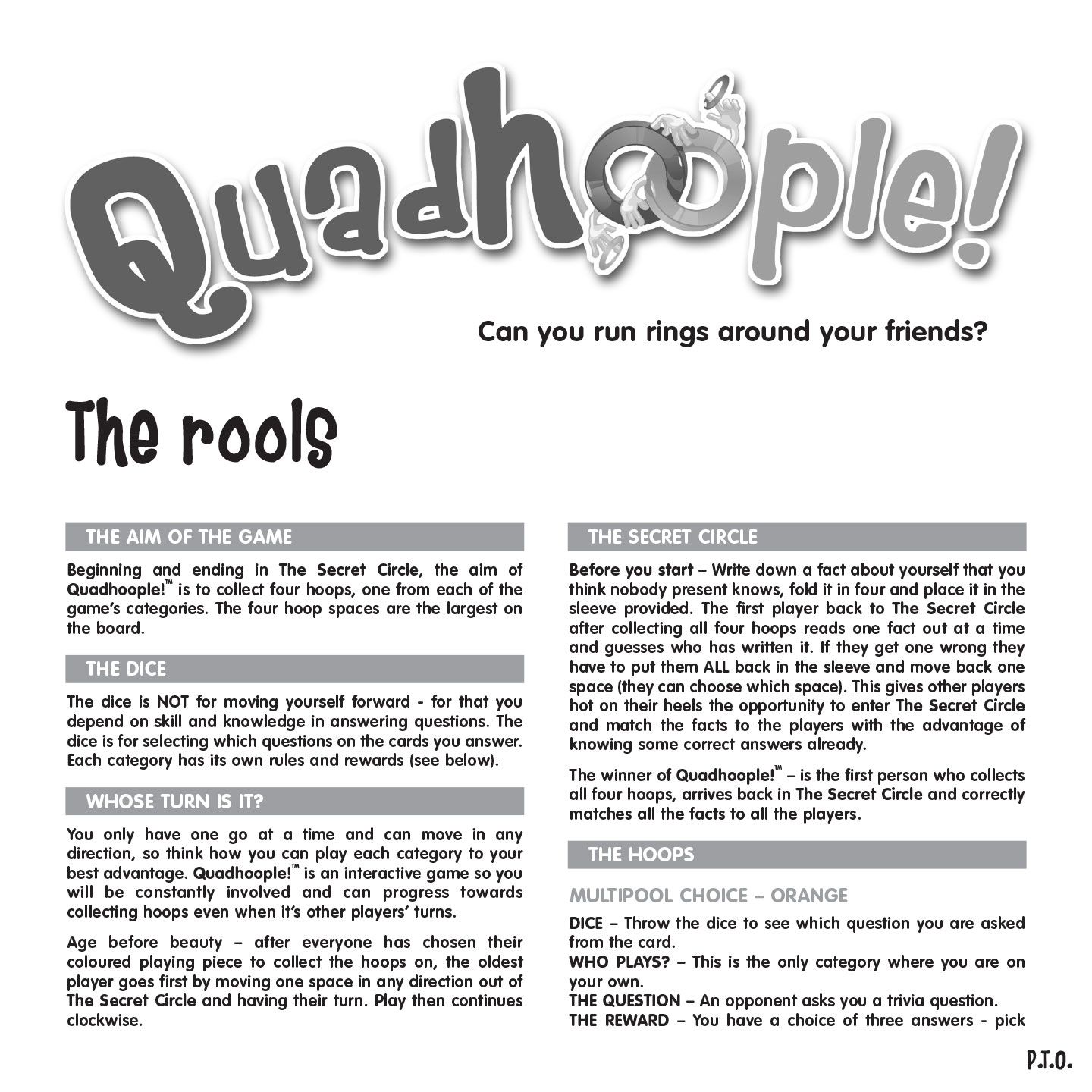 Quadhooople! - Rules