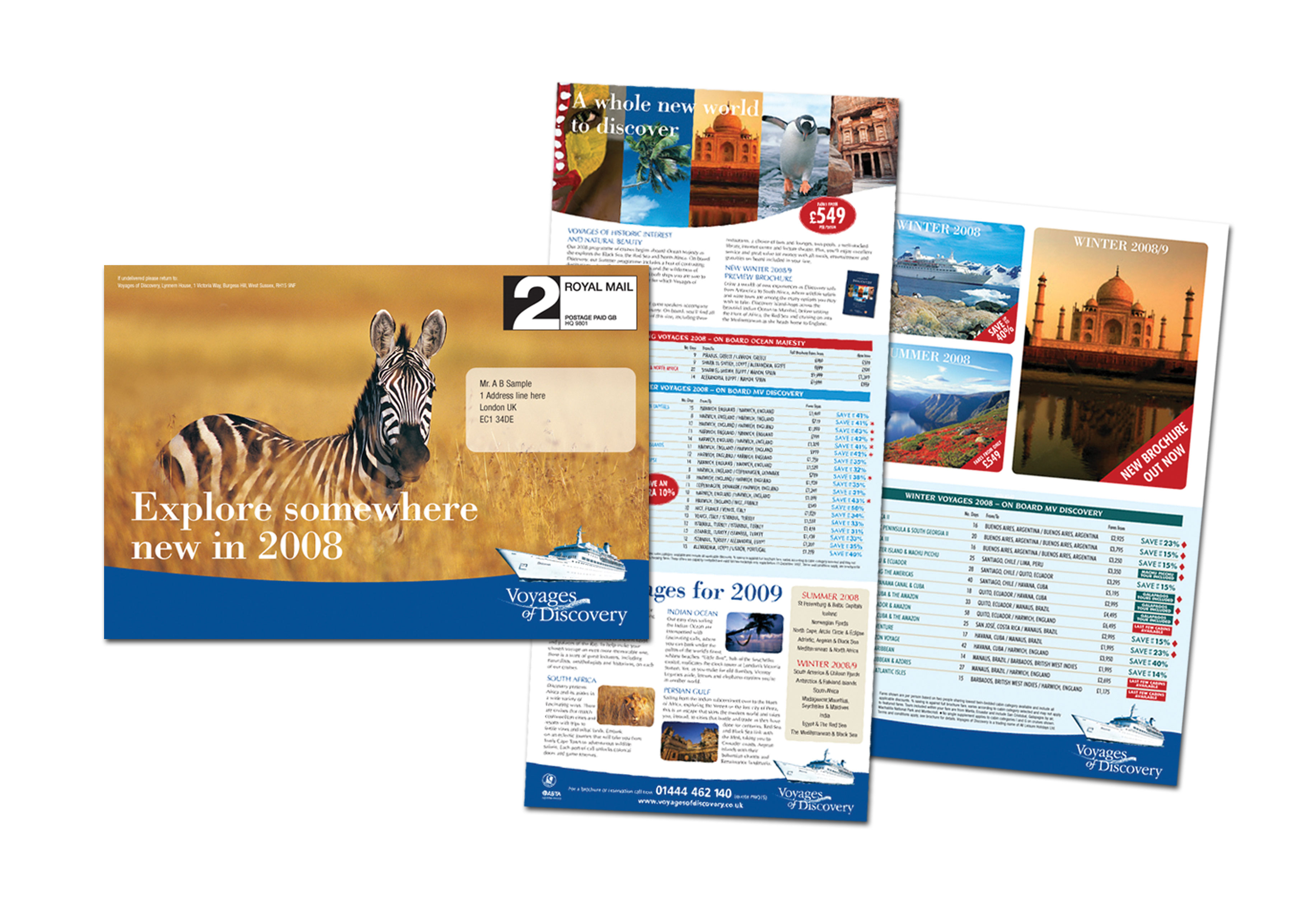 Voyages of Discovery - Direct Mail